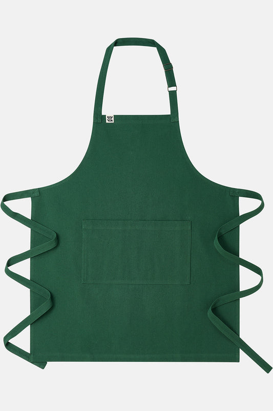 Amaia - Heavyweight Cotton Apron in Posy Green