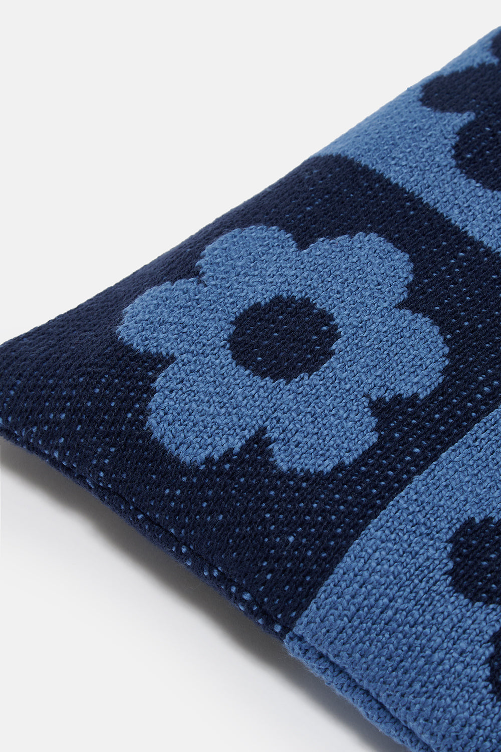 Byeol - Knitted Cushion Cover in Blue Delano