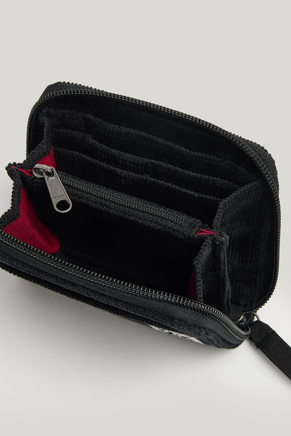 Evan - Corduroy Purse in Black