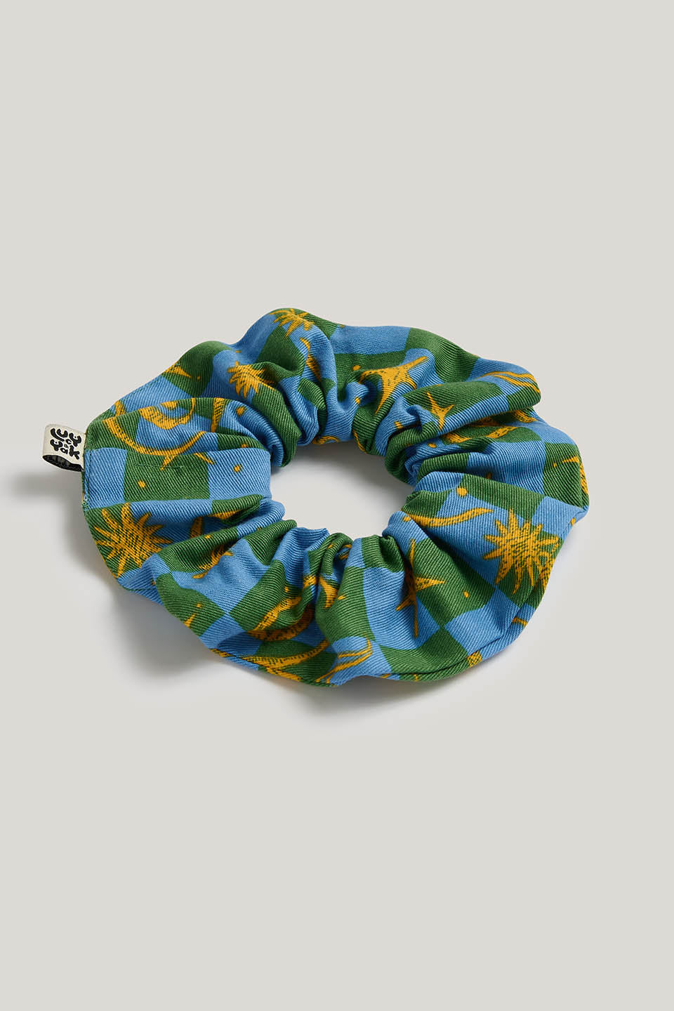 Mimmi - Scrunchie in Celestial Checkerboard