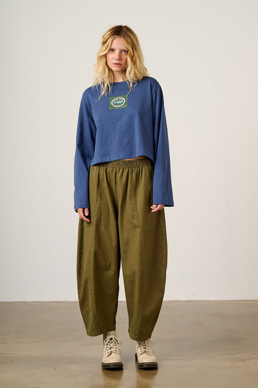 Mio T-Shirt - Organic Cotton in Navy Sardines