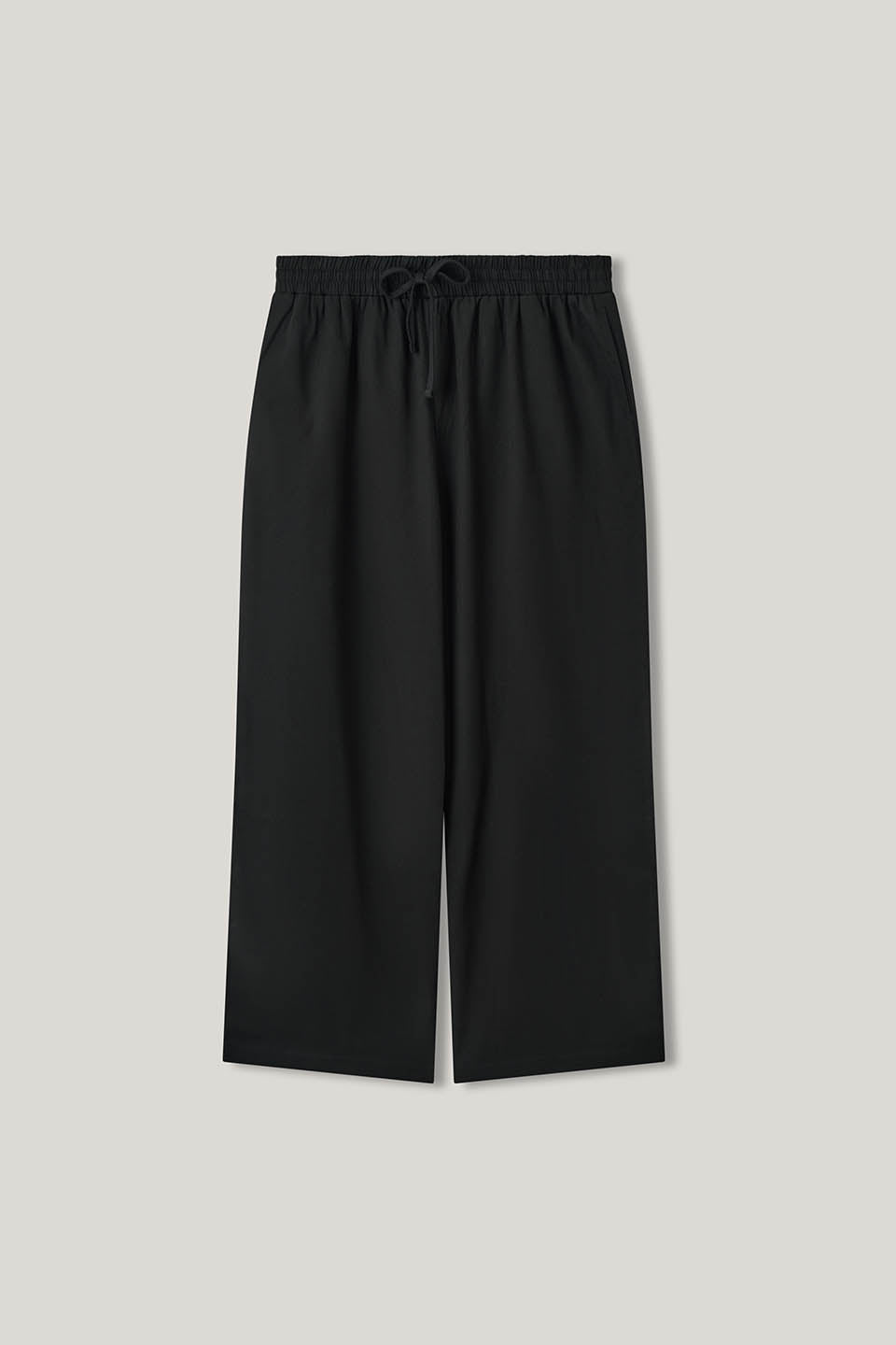 Norris Wide Leg Trousers - Organic Cotton in Black