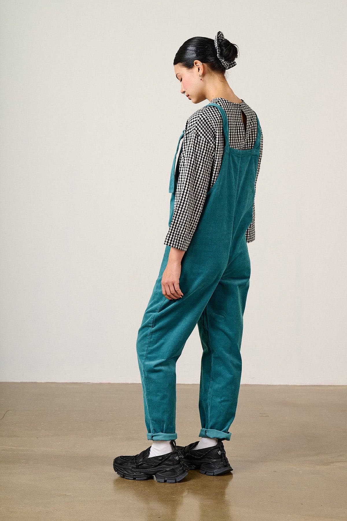 Original - Organic Corduroy Overalls in Harbour Blue