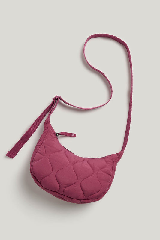 Reims Crossbody Bag - Recycled Polyester in Raspberry