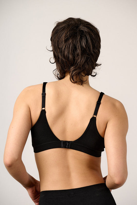 Clover - Viscose Bralette in Black