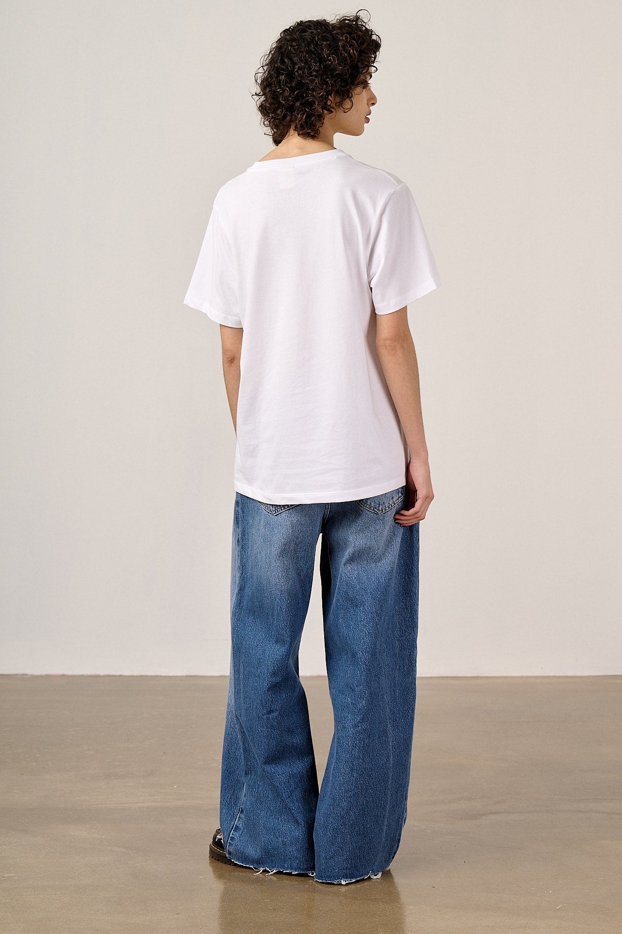 Denver - Cotton T-Shirt in White