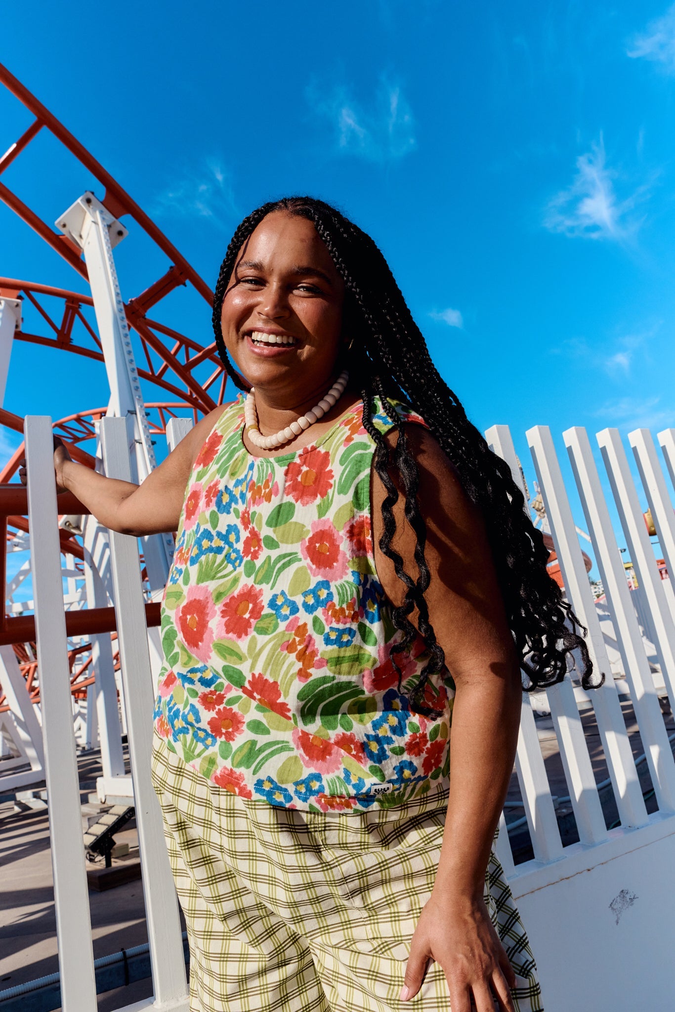 Arden - Cotton Shell Top in Ivory Marie