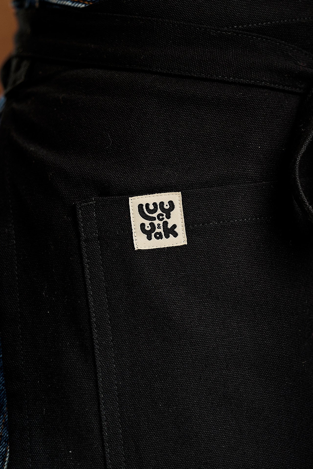 Millau - Midweight Cotton Waist Apron in Black