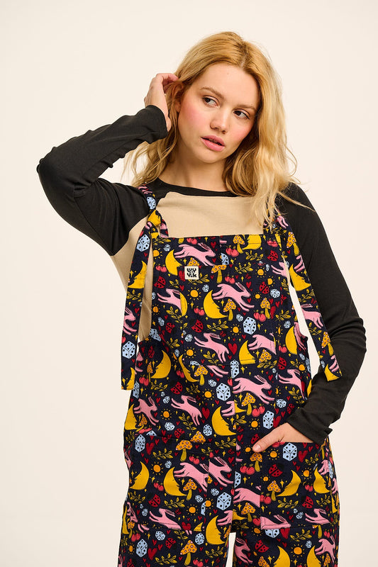 L.E. Original - Cotton Dungaree in Bunnies Print