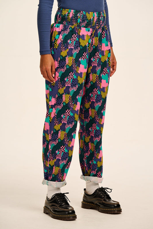 Alexa - Cotton Trousers in Make Your Mark