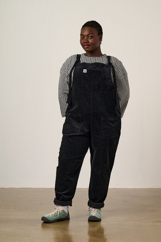 Original - Corduroy Dungarees in Black