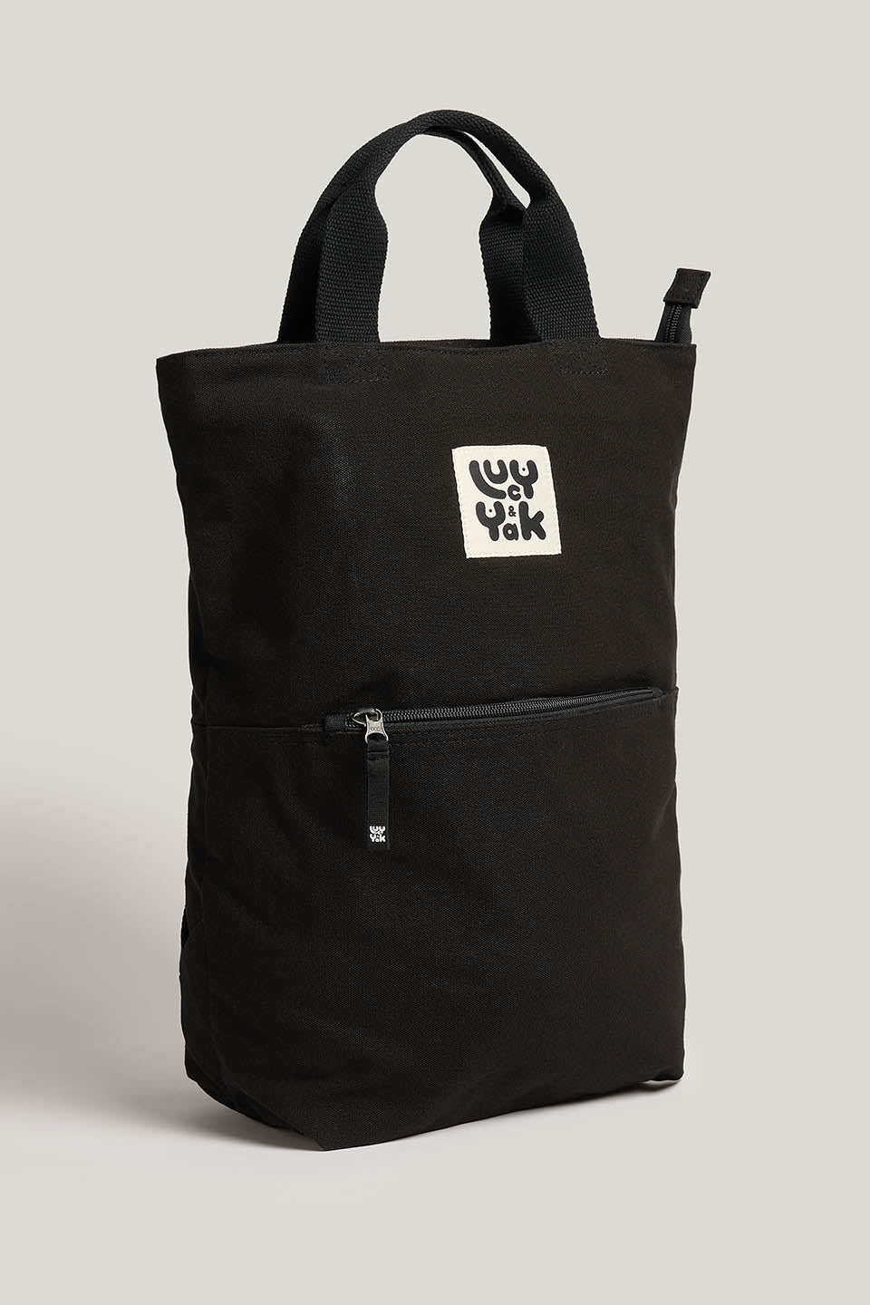 Dylan Backpack - Organic Cotton Canvas in Black