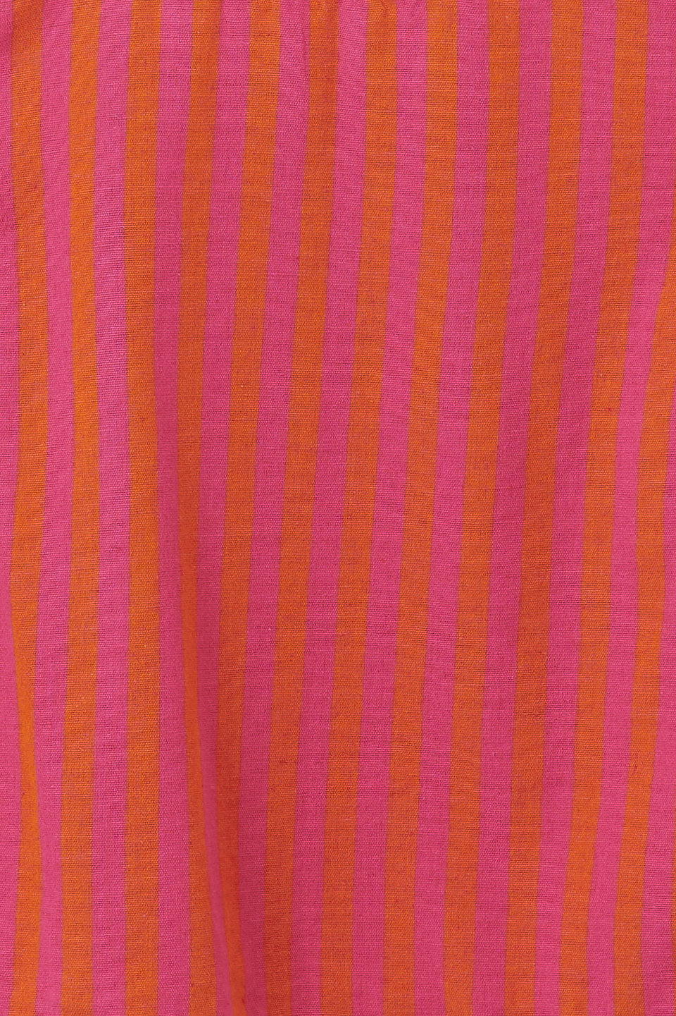 Aster - Cotton & Linen Trousers in Pink & Orange Stripe