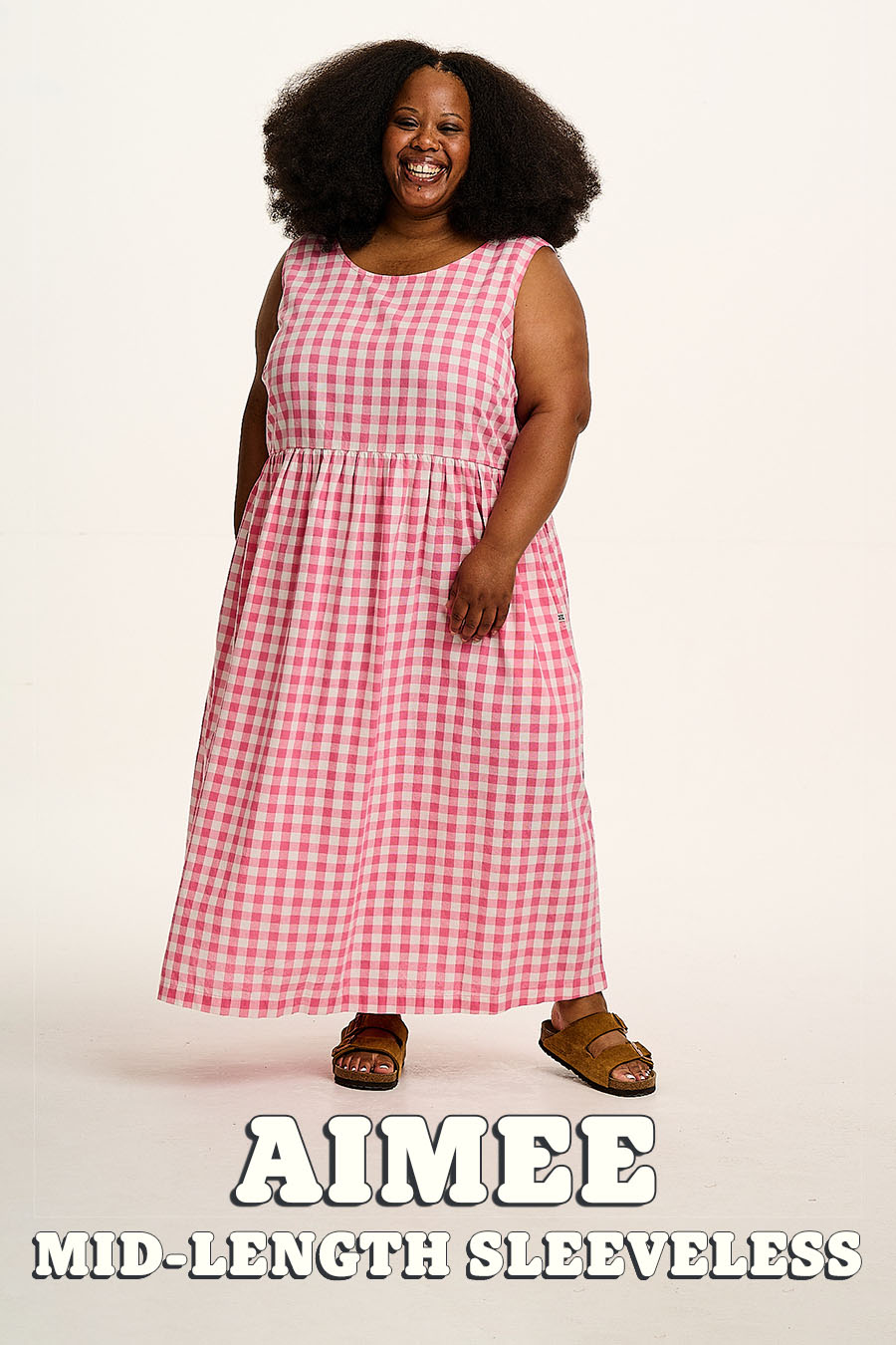 Aimee - Mid-Length, Sleeveless Dresses