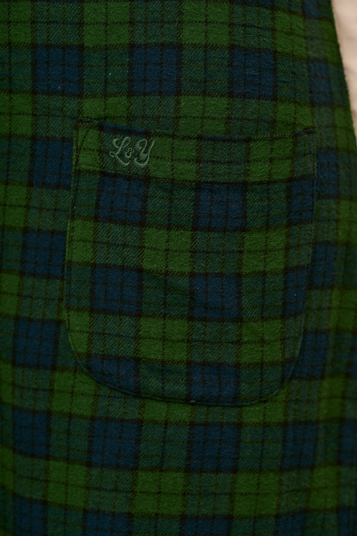 Ara - Organic Cotton Brushed Overalls in Wilderness Tartan