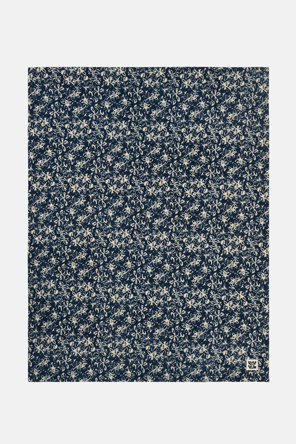 Braor - Polar Fleece Blanket in Inked Floral