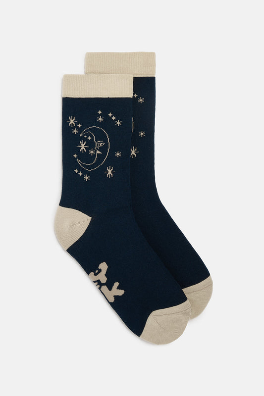 JoJo - Cotton Socks in Celestial Print