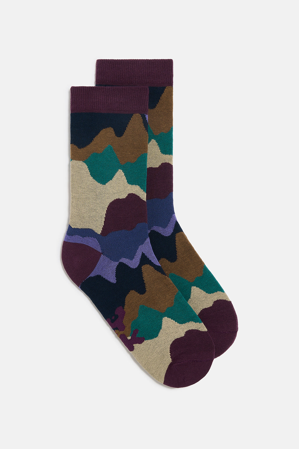 JoJo - Cotton Socks in Ethereal Landscape