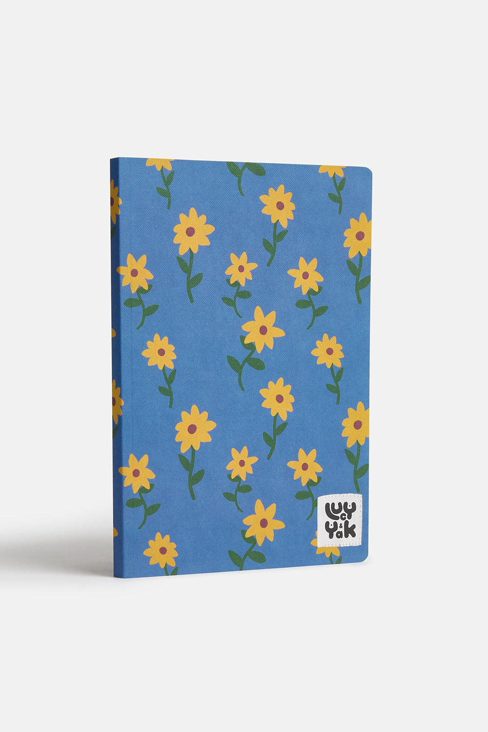 Nori - Notebook in Blue Sunflower Print