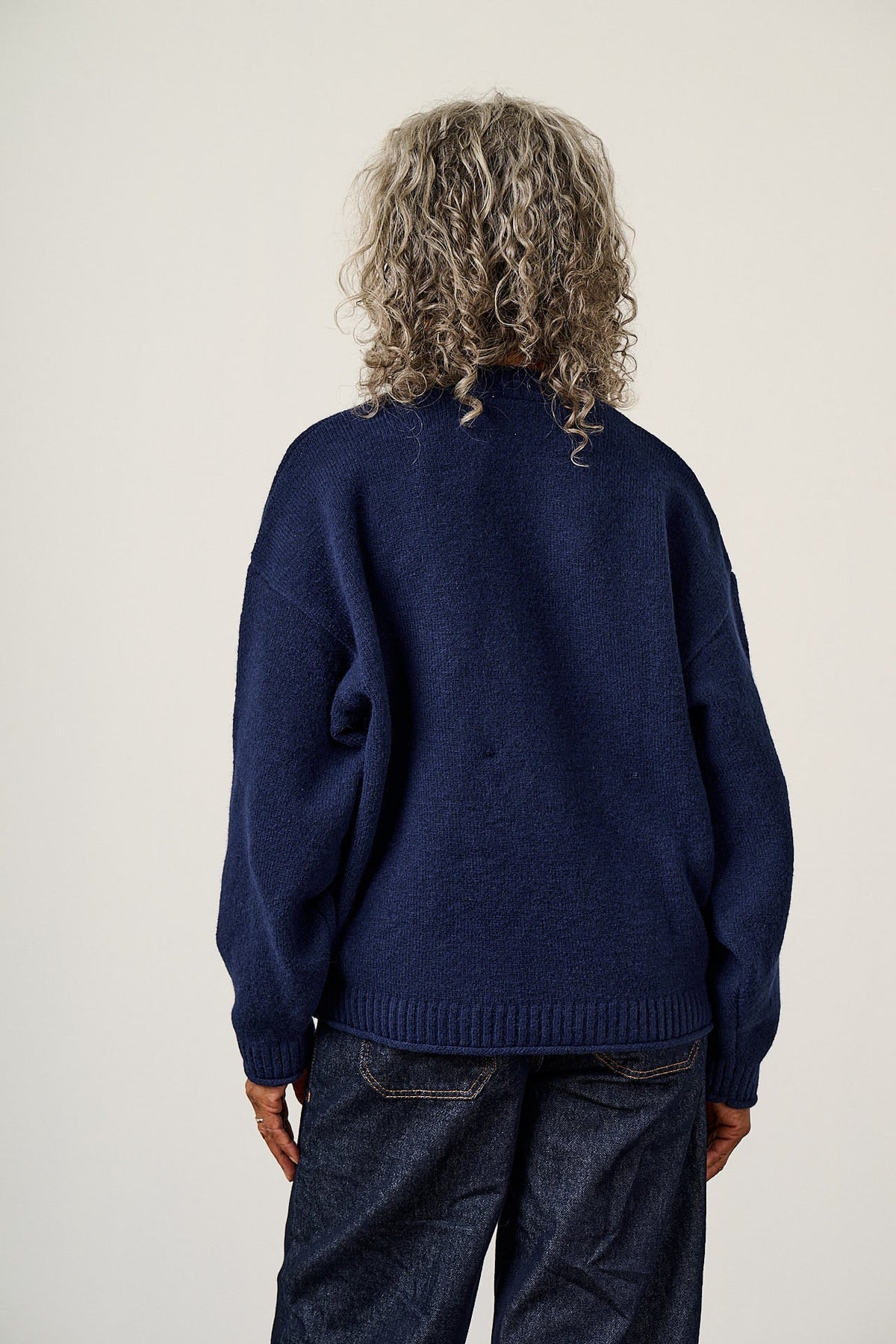 Areum - Oversized Knitted Jumper in Sunflower
