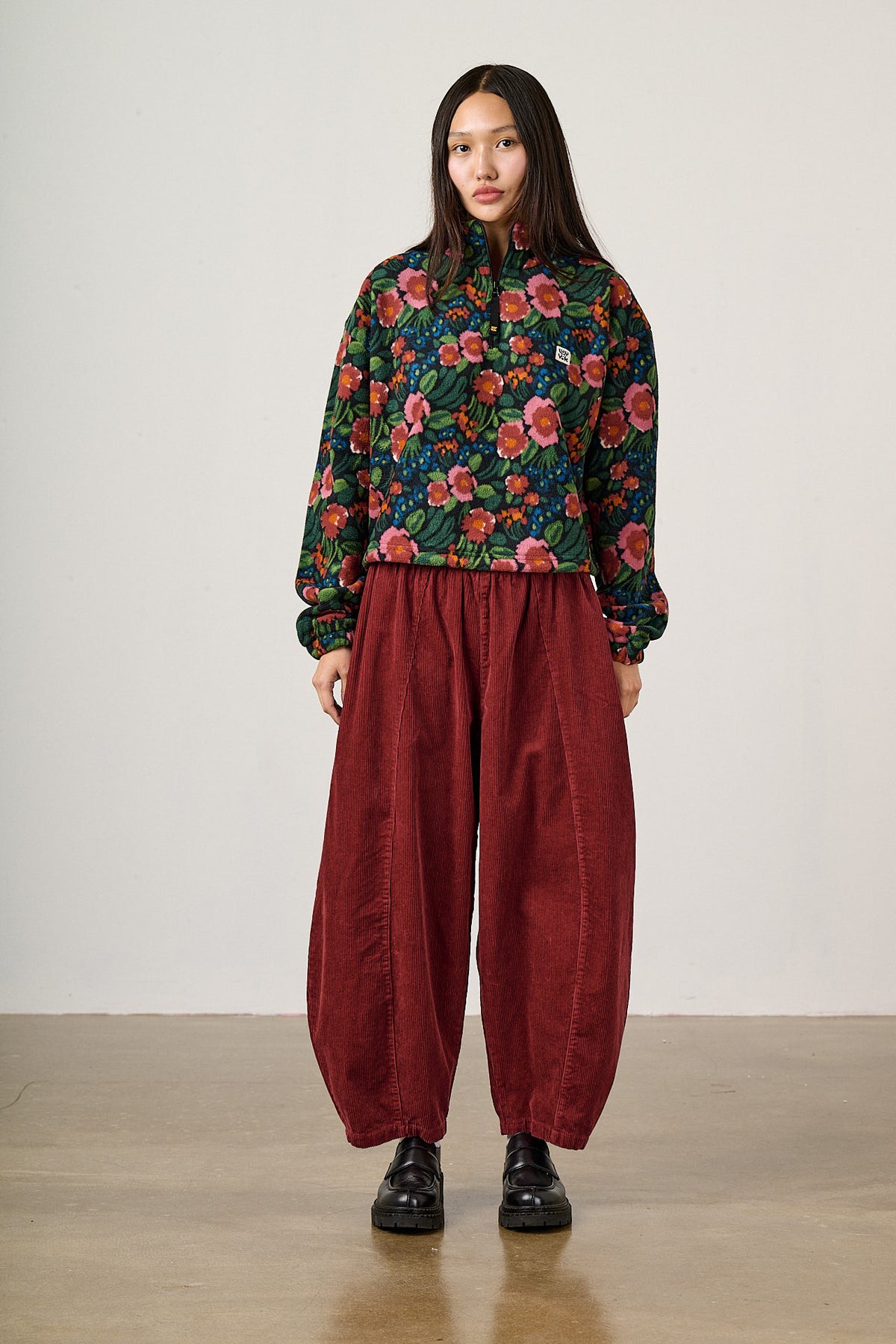 Blake - Cropped Polar Fleece in Marisa