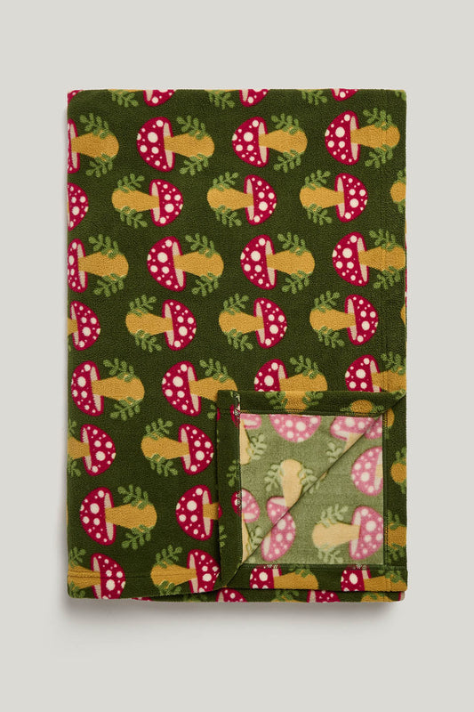 Braor - Fleece Blanket in Mushroom