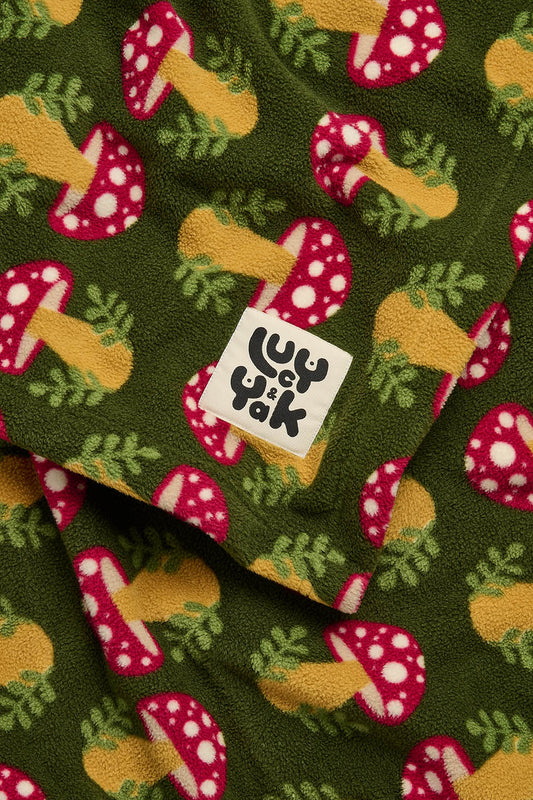 Braor - Fleece Blanket in Mushroom