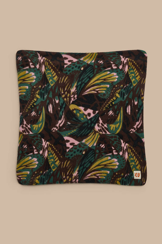 Bruna - Fleece Cushion Cover in Butterfly Print