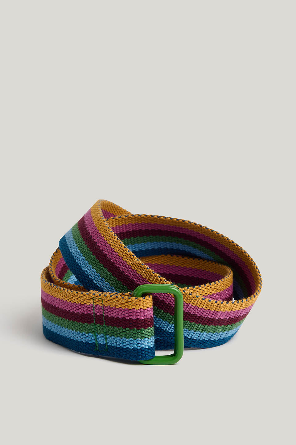 Flynn - Organic Cotton D-Ring Webbing Belt Masquerade Stripe
