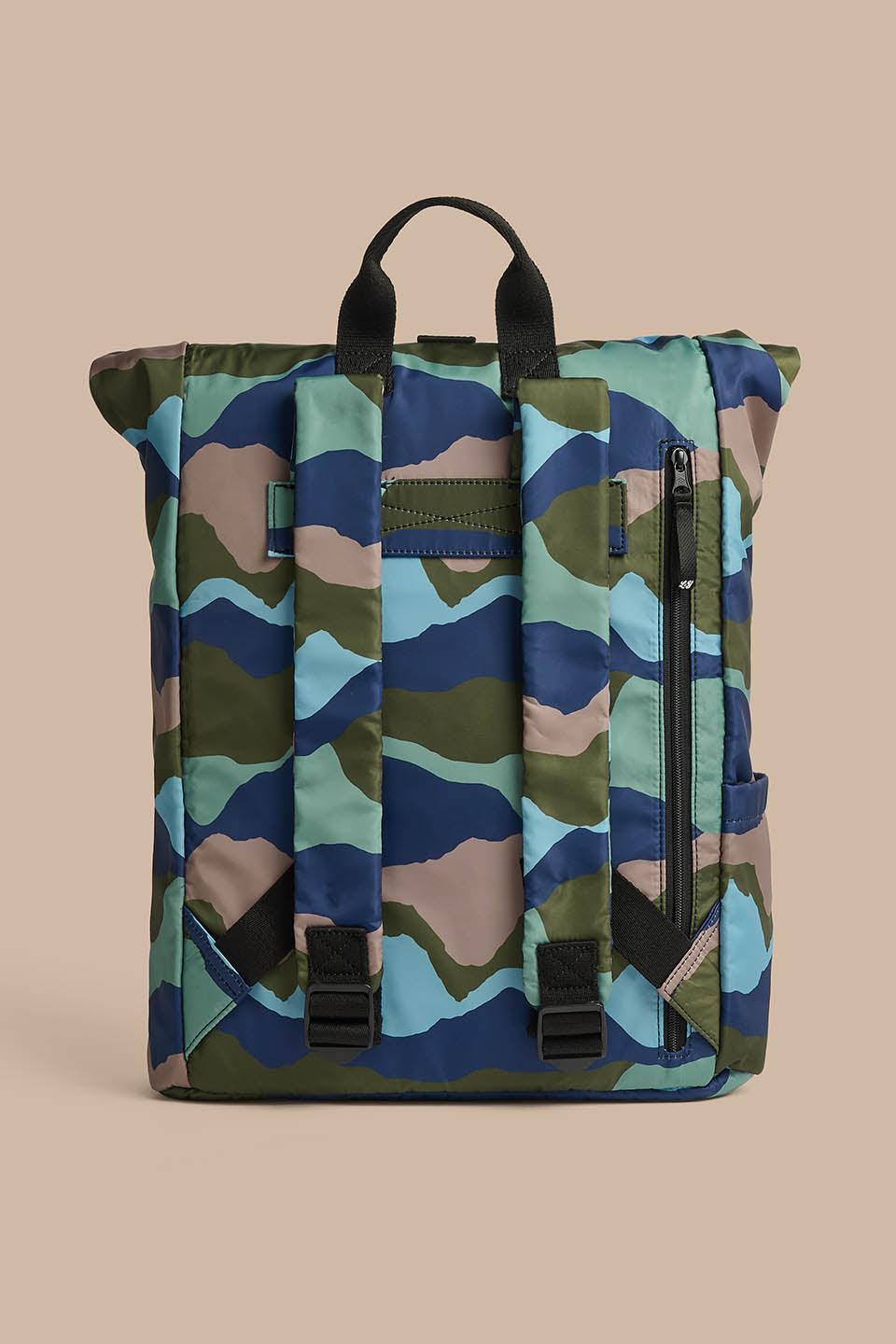 Jenson - Roll Top Backpack in Rolling Hills