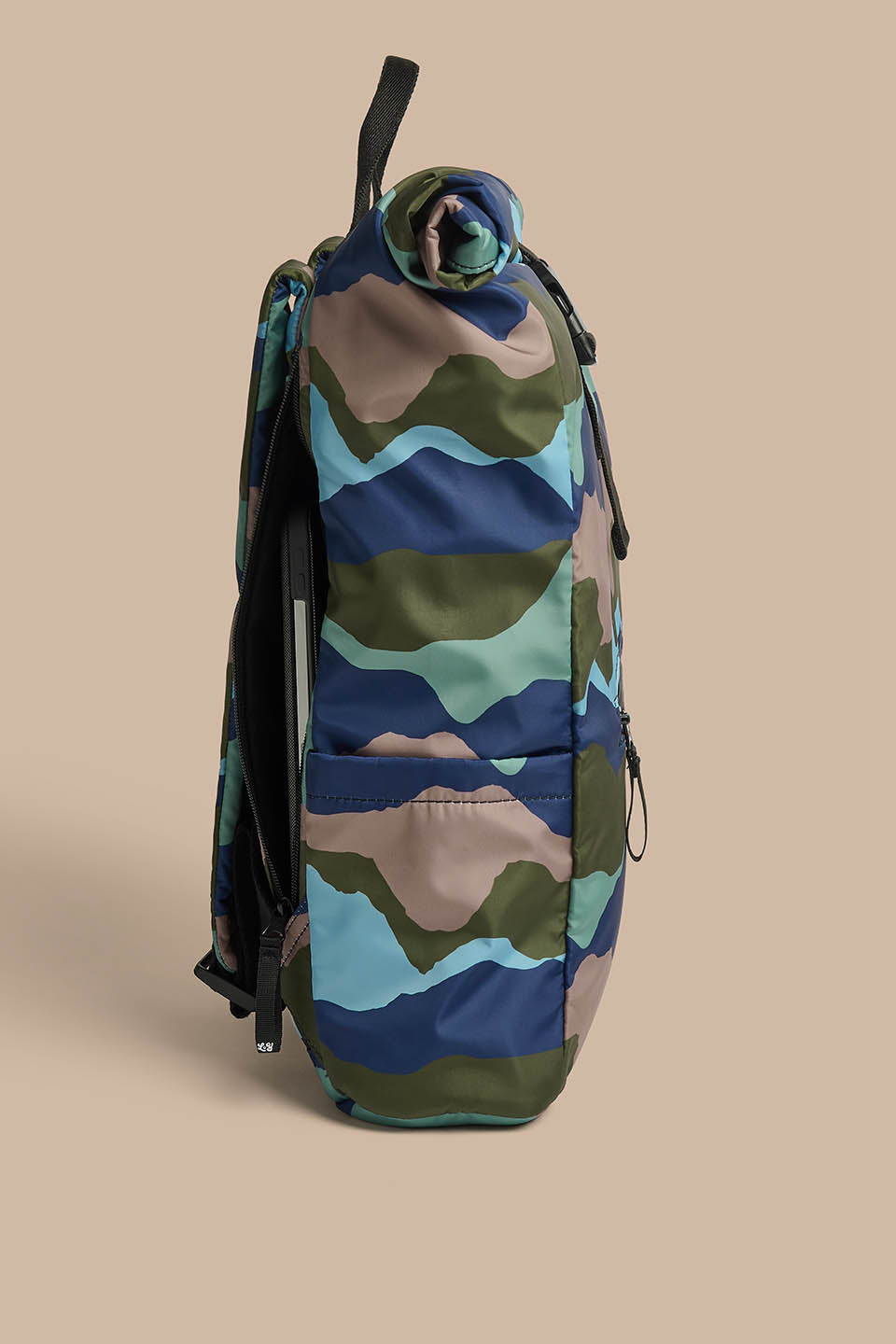 Jenson - Roll Top Backpack in Rolling Hills