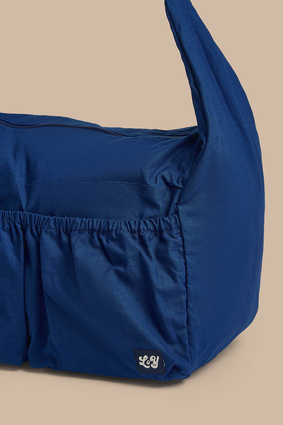 Liza - Cotton Crossbody Bag in Blue