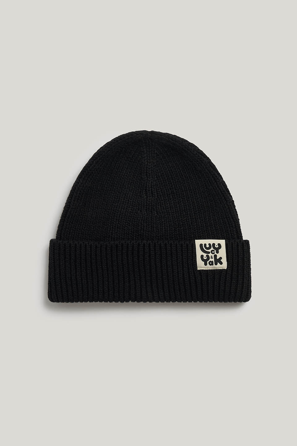Luca - Cotton Beanie in Black