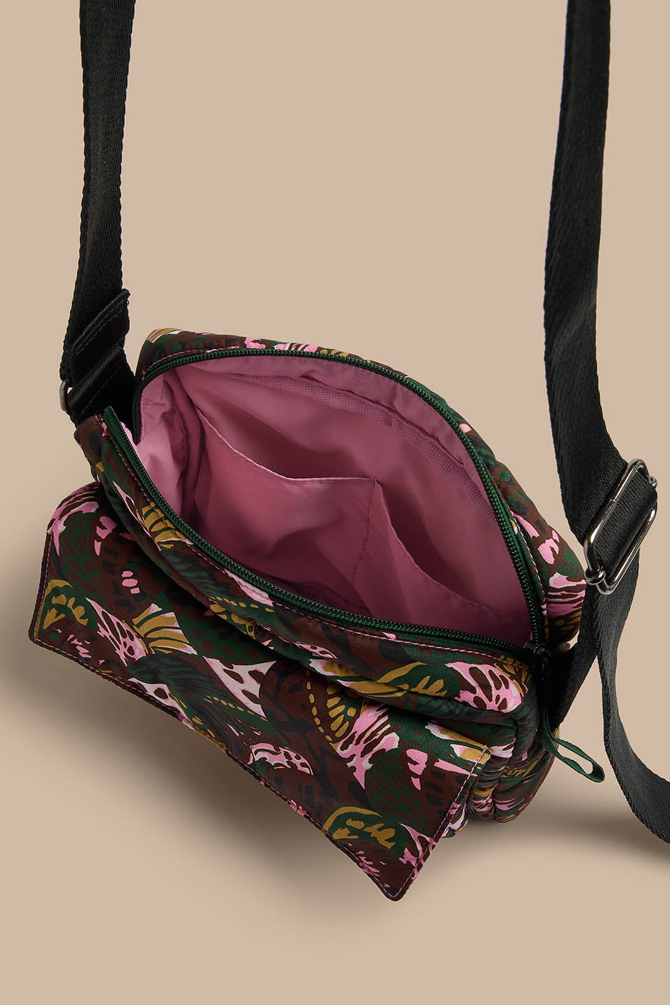Maddox - Recycled Polyester Crossbody Bag in Butterfly