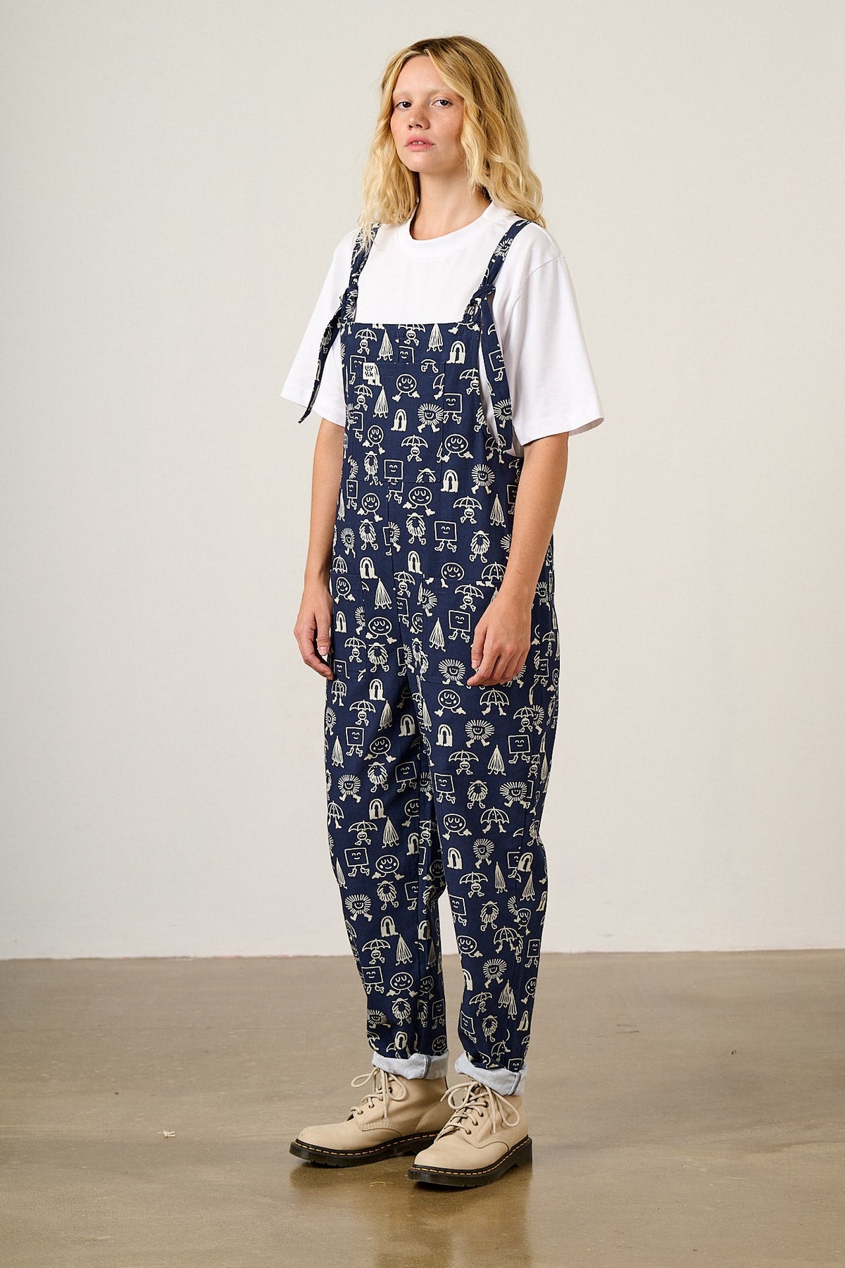 L.E. Original - Organic Cotton Overalls in Walking in the Rain Studio Arhoj & Yak
