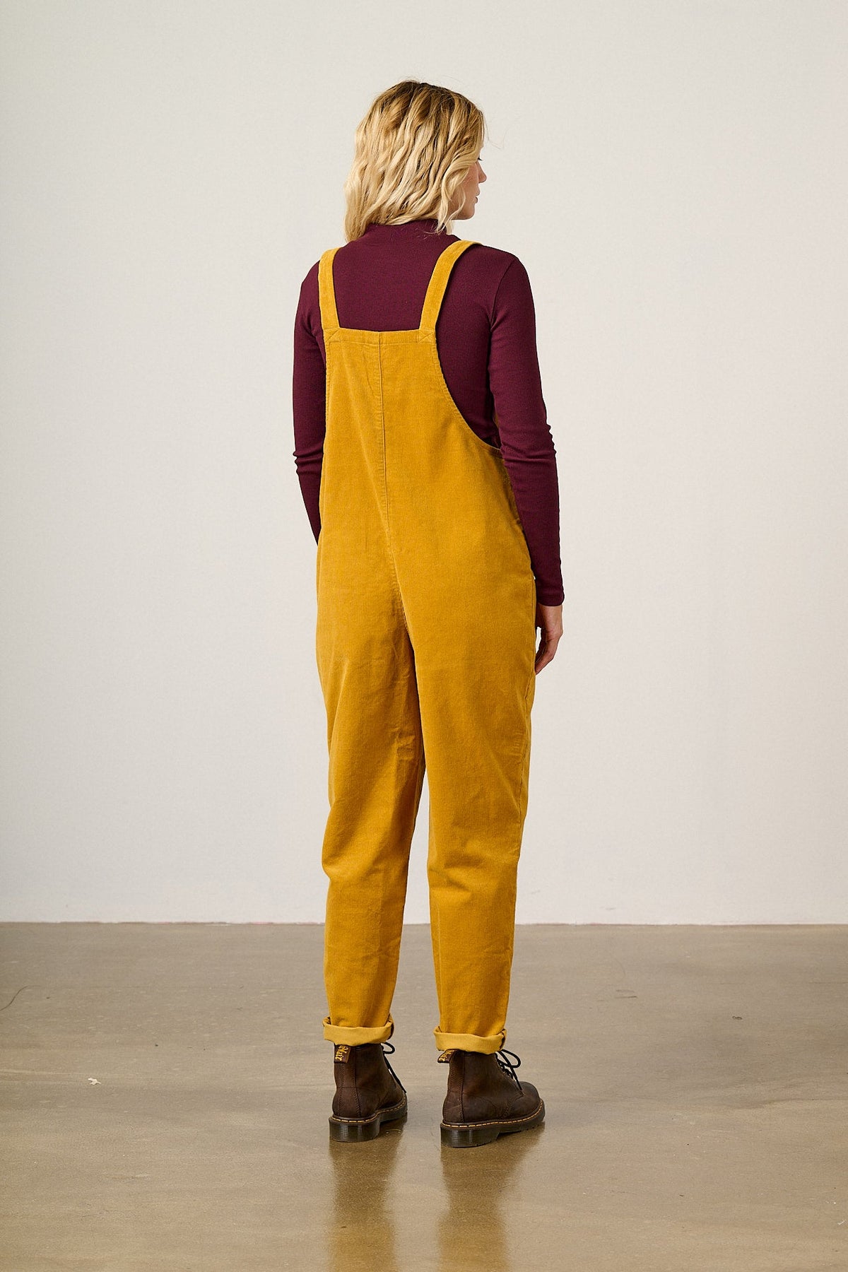 Original - Corduroy Overalls in Mustard Yellow
