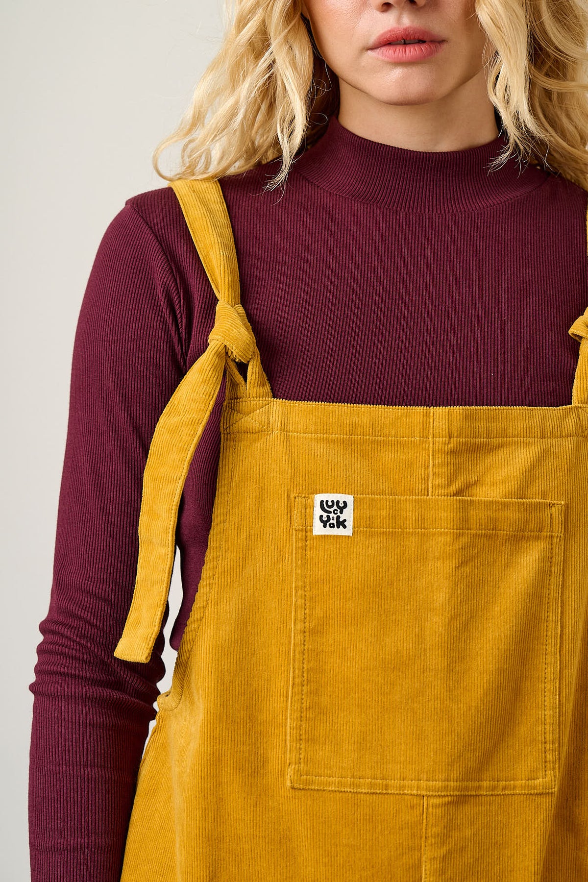 Original - Corduroy Overalls in Mustard Yellow