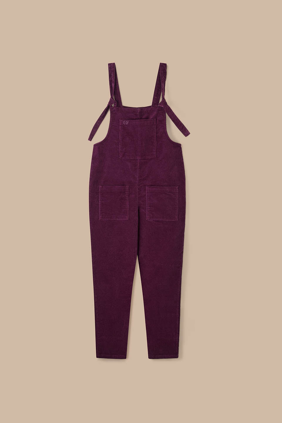 Original  - Corduroy Dungarees in Grape Wine