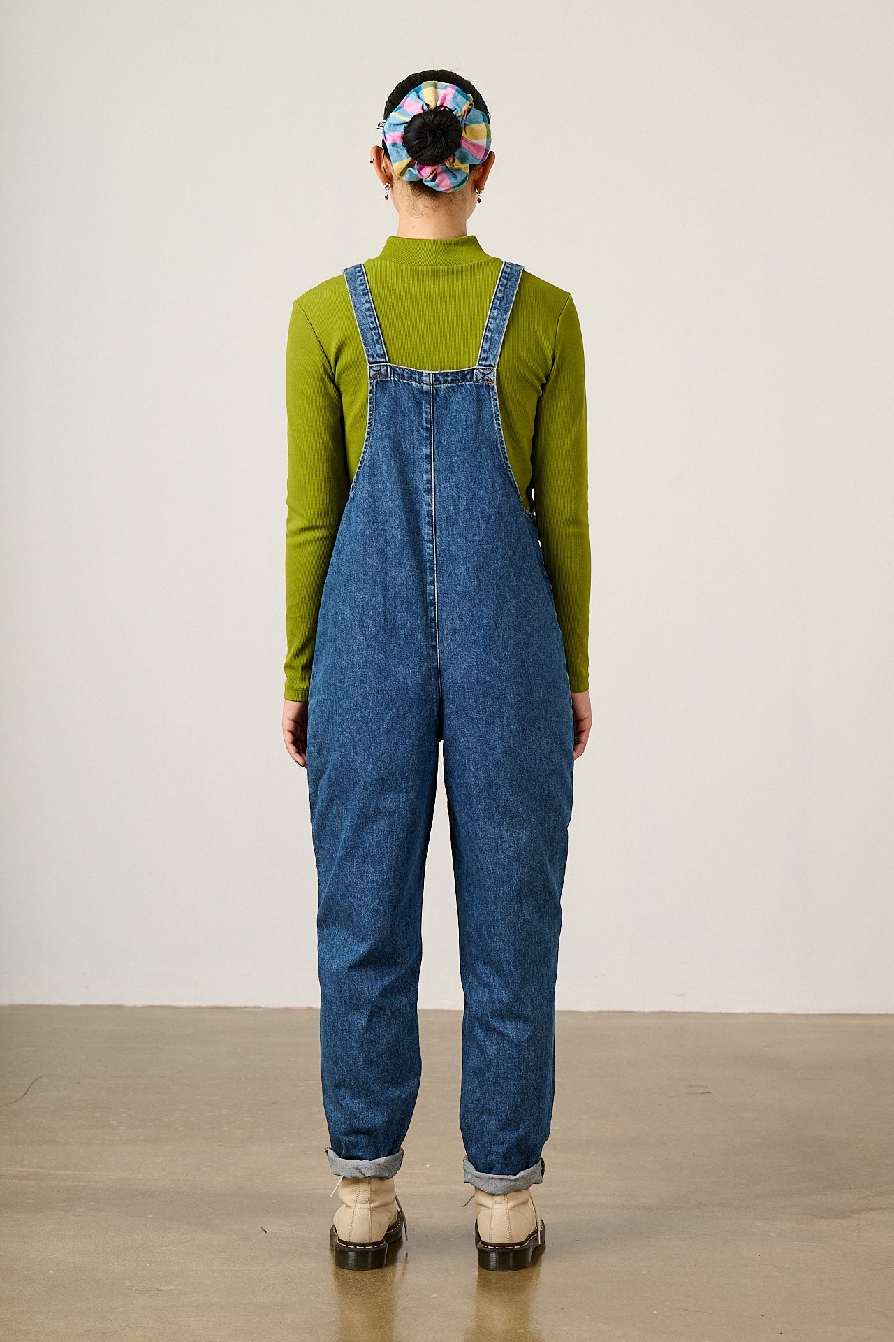 Original - Denim Dungarees in Mid Wash Blue (NEW SKU)