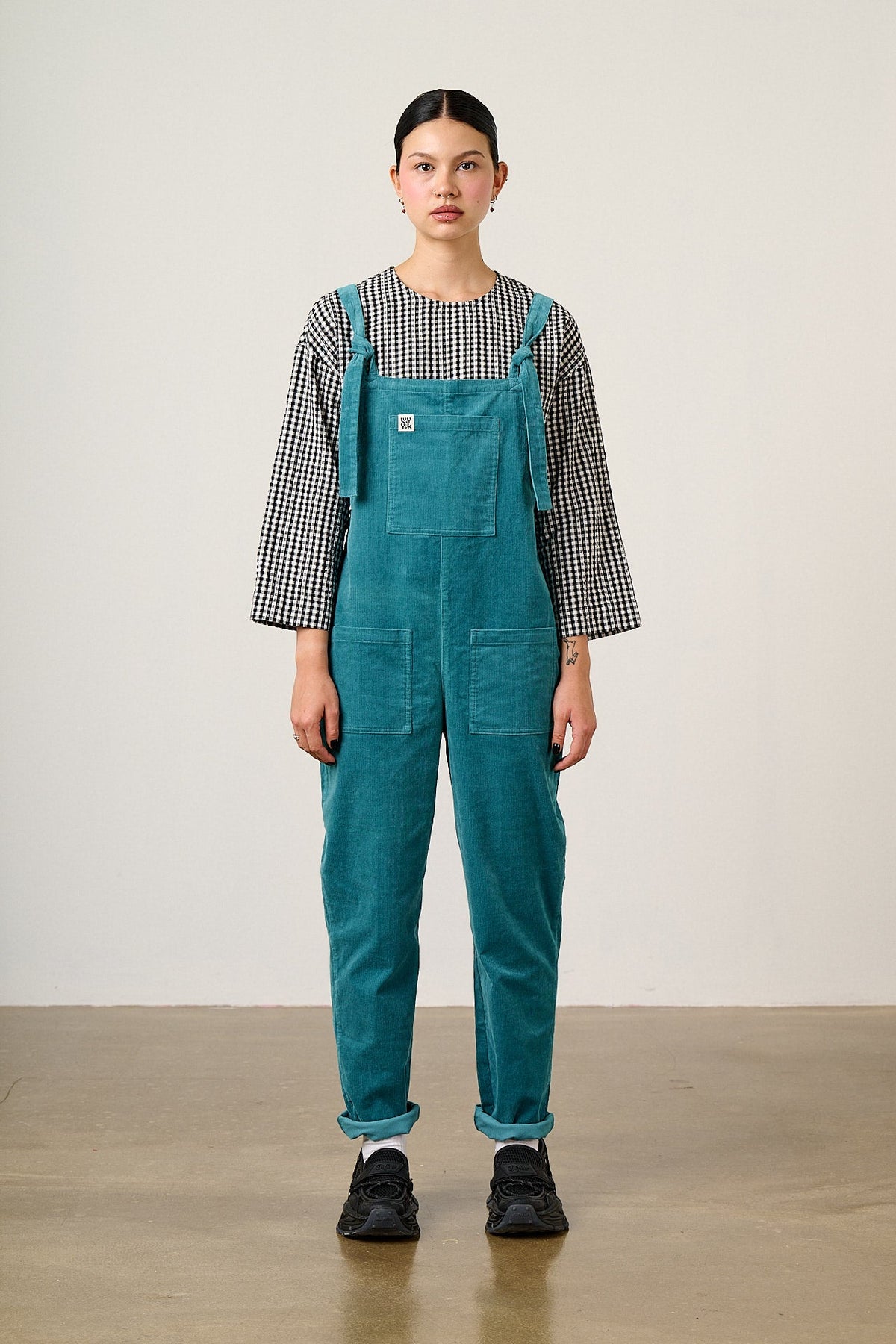 Original  - Organic Corduroy Overalls in Harbour Blue