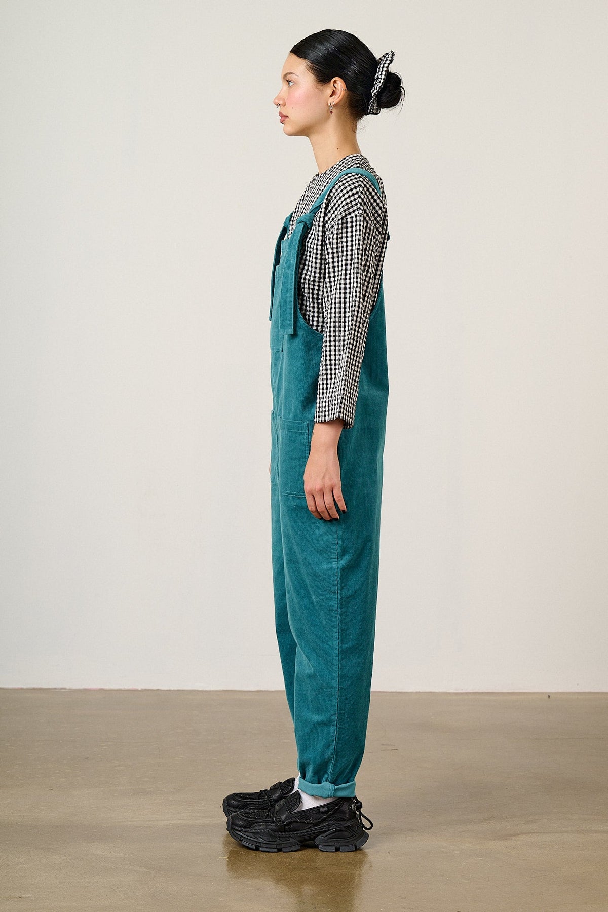 Original  - Organic Corduroy Overalls in Harbour Blue