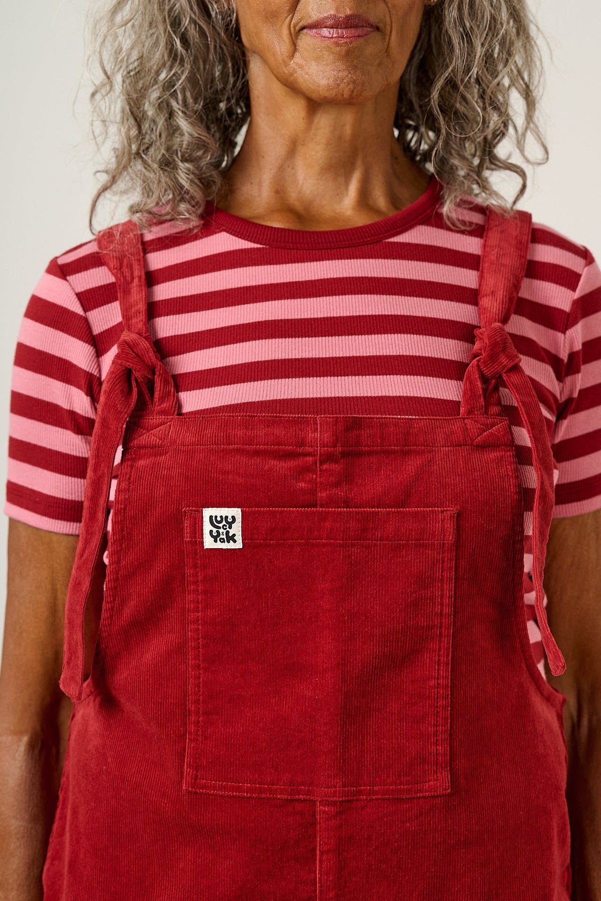 Original - Corduroy Overalls in Maroon