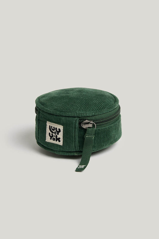 Rouen - Jewellery Case in Green Cord