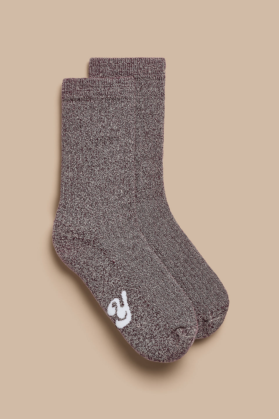 Sienna - Sock in Burgundy Marl