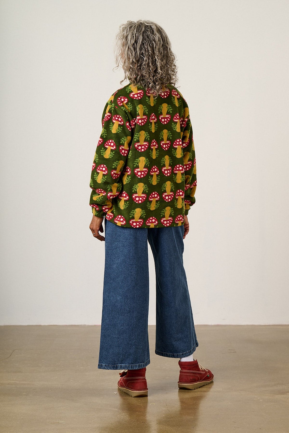 Stevie - Recycled Polyester Fleece in Mushroom