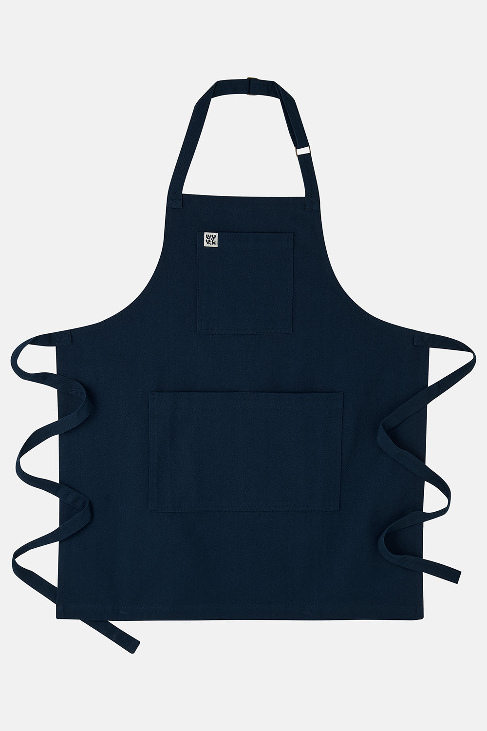 Ada - Heavyweight Cotton Apron in Navy Blue