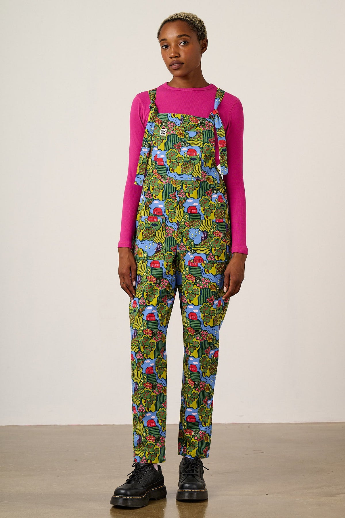 Original - Cotton Twill Overall in Farmyard Scene