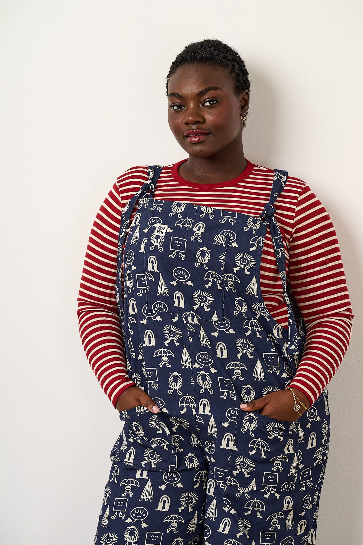 L.E. Original - Organic Cotton Overalls in Walking in the Rain Studio Arhoj & Yak