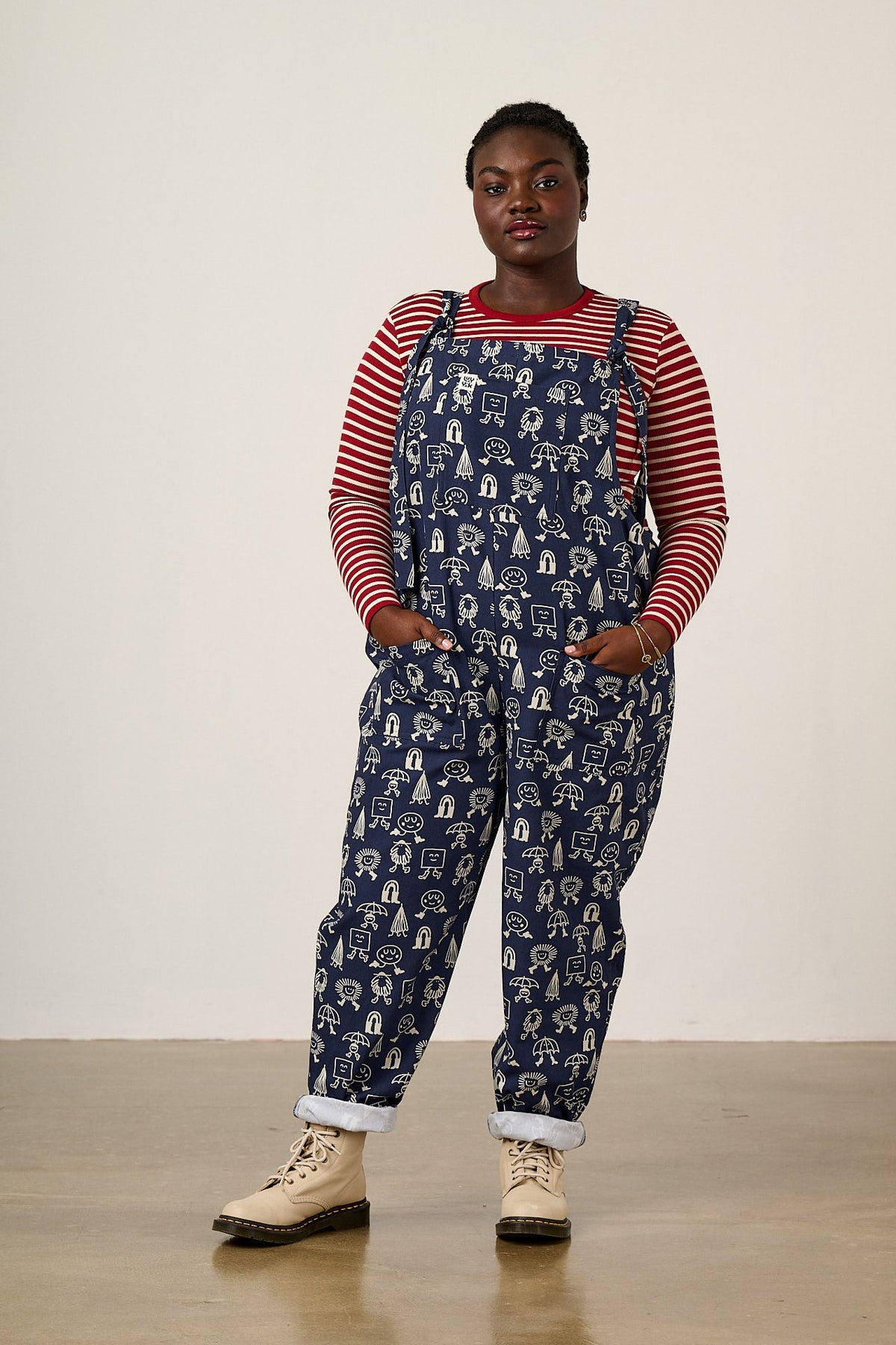 L.E. Original - Organic Cotton Overalls in Walking in the Rain Studio Arhoj & Yak