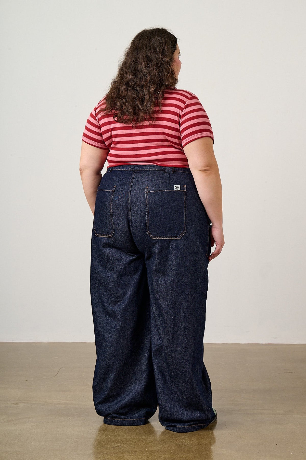 Delores Wide Leg Jeans - Organic Cotton Denim in Indigo